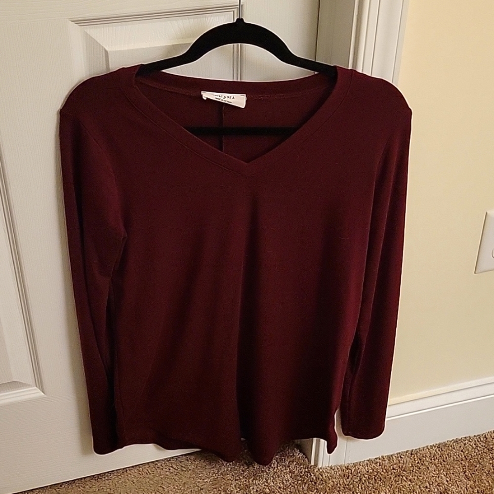 Woman's Maroon Blouse